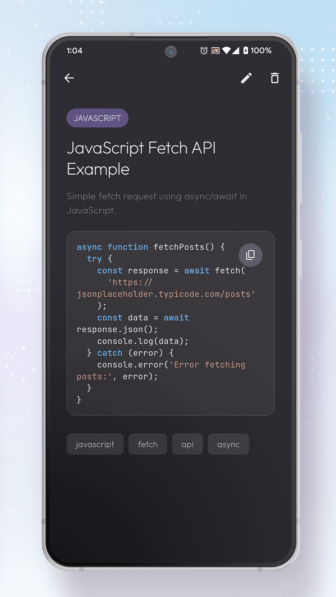 CodeVault – Code Notebook screenshot 5