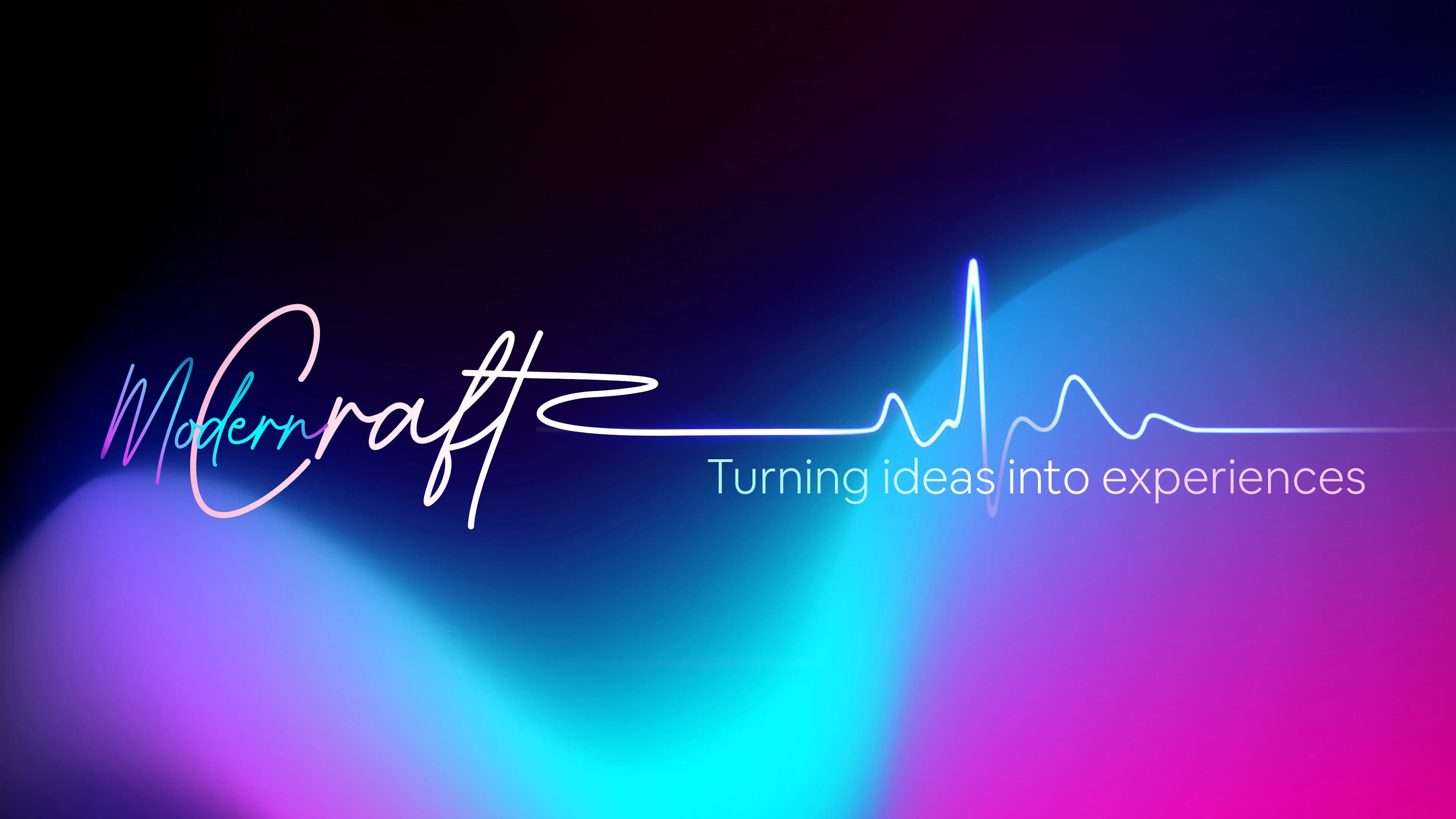 Modern Craft app design collage