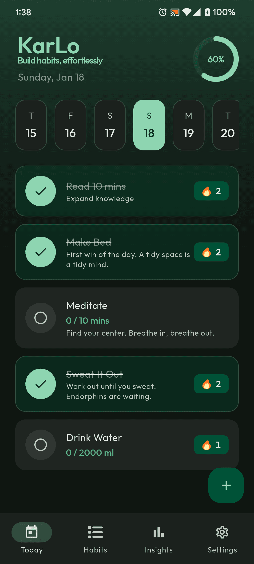 KarLo - Build habits, effortlessly! screenshot 7