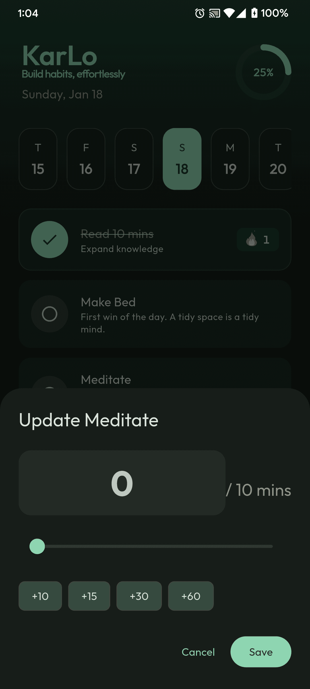 KarLo - Build habits, effortlessly! screenshot 8