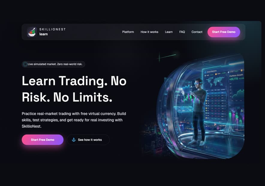 Trading Simulation App Site
