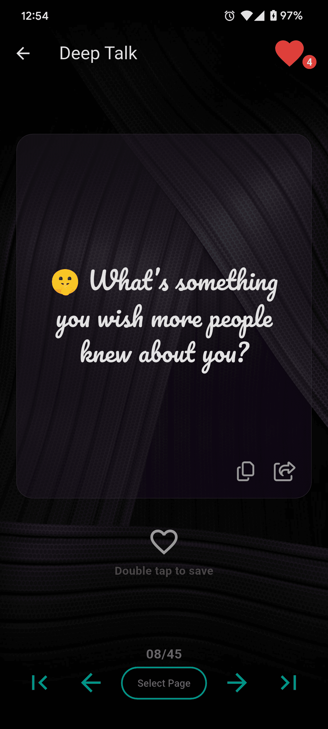 Deep Talk - know your partner! screenshot 2